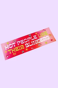 Golden Hour Designs Hot People Use Their Blinkers Car Magnet