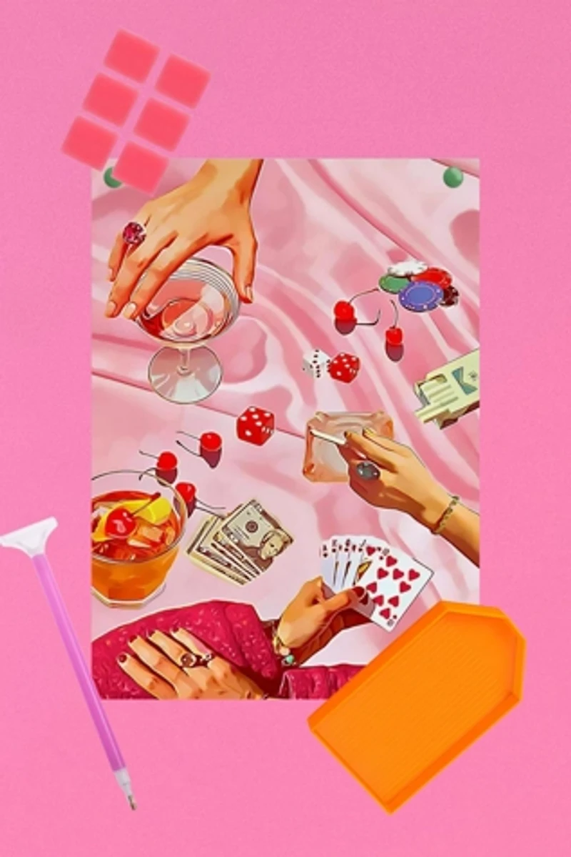 Golden Hour Designs Girl's Night Diamond Art Painting Kit