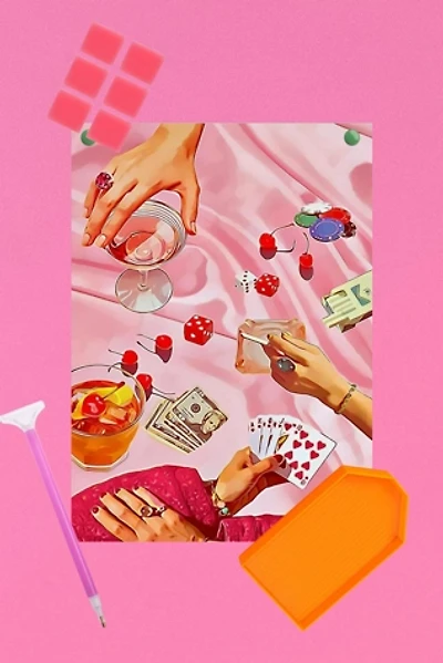 Golden Hour Designs Girl's Night Diamond Art Painting Kit