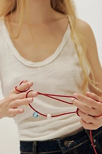 FP x Chan Luu Red Convertable Necklace