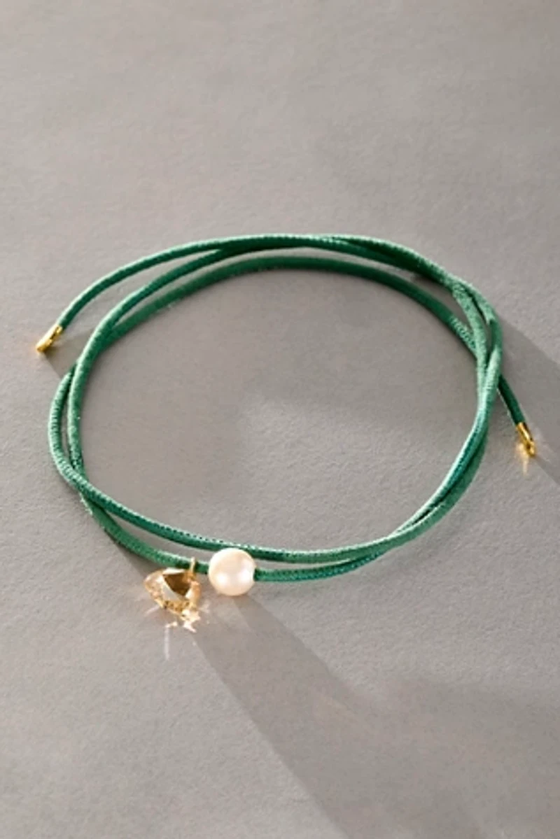 FP x Chan Luu Green Convertable Necklace