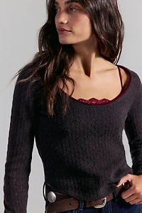 Silver Lining Cashmere Sweater