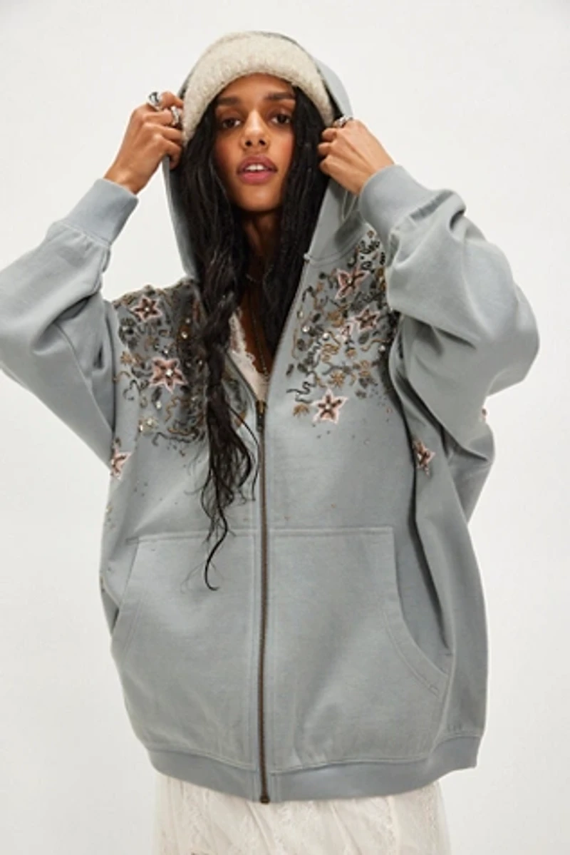 Glitter Oversized Hoodie