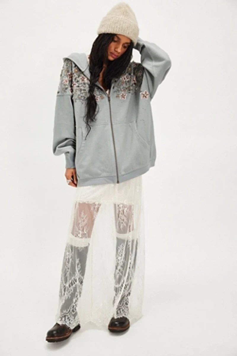 Glitter Oversized Hoodie