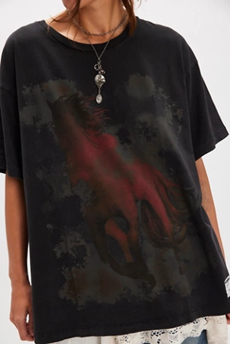 Wrangler x Lainey Wilson Scenic Horse Graphic Tee