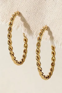Frasier Sterlin Twisted Hoops