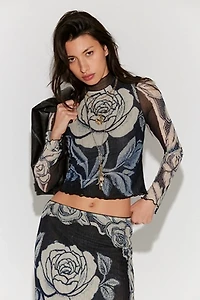 The Shadow Printed Midi Skirt Set