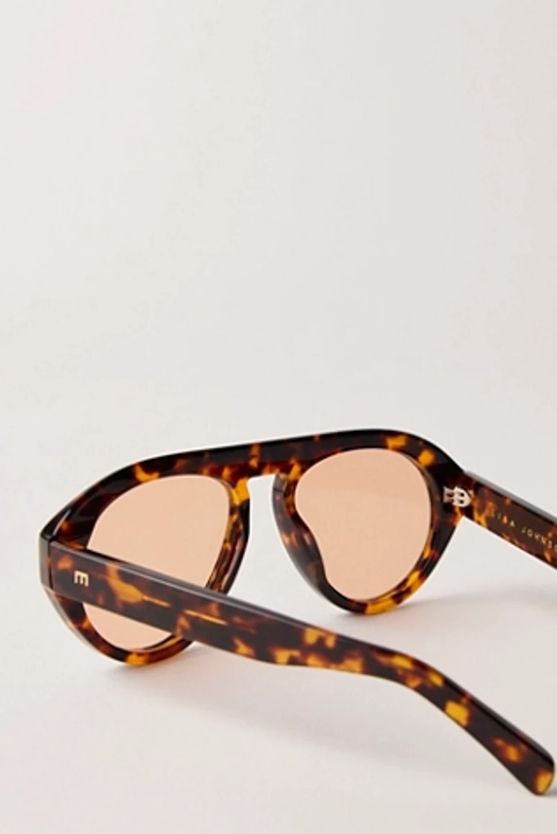 Elisa Johnson Val Aviator Sunglasses