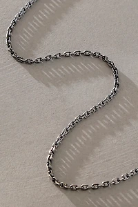 Maura Green Black Rhodium Cable Chain