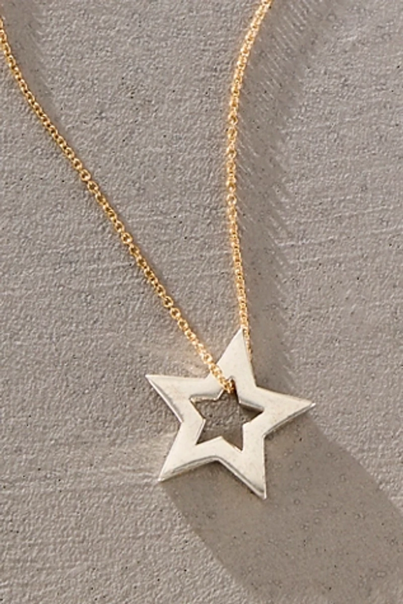 Maura Green Sterling Silver Chunky Star Slider