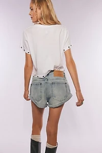 FP Exclusive OneTeaspoon Bandits Low-Waist Star Seam Shorts