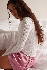 So Soft Seamless Modal Cable Long Sleeve