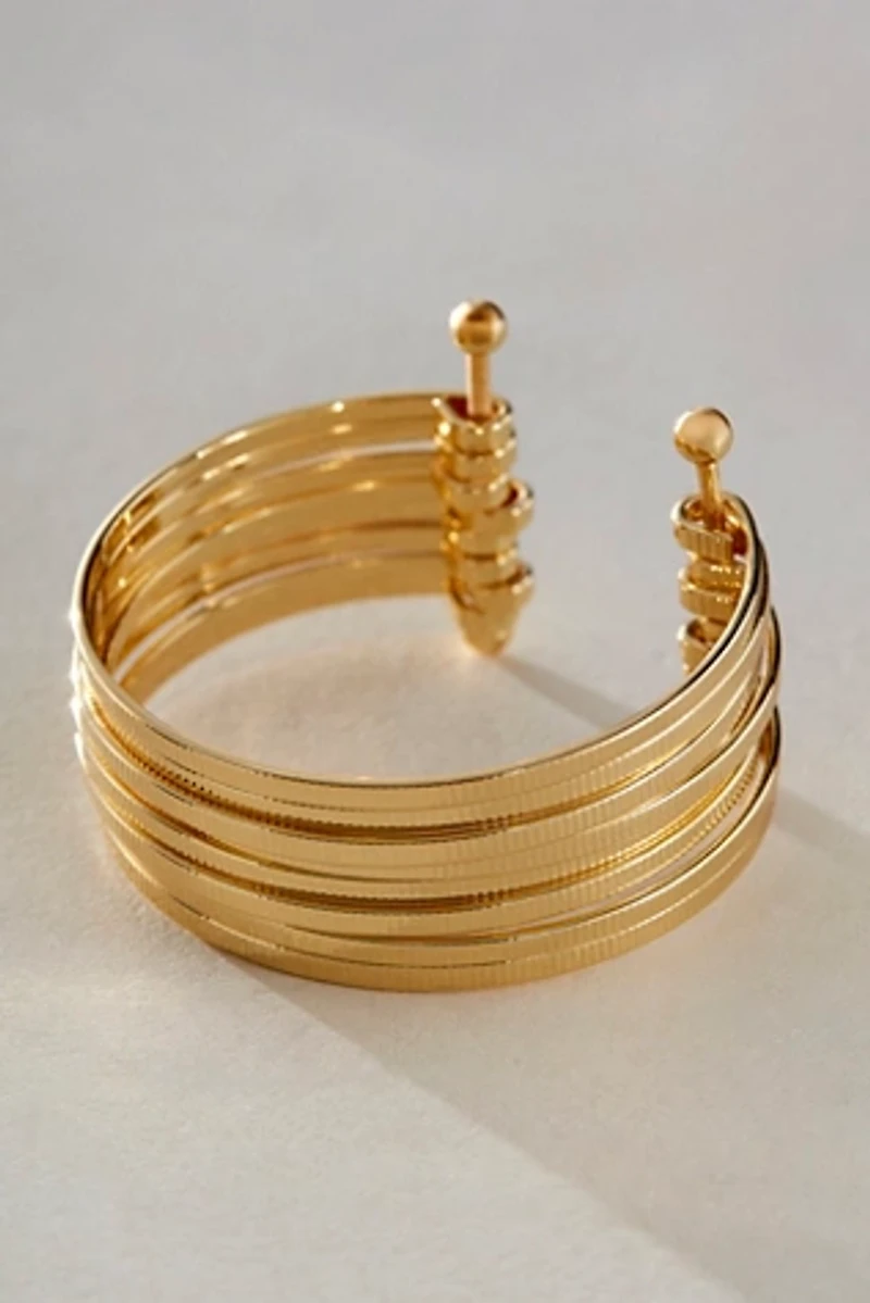 FP x Satya Gold Plated Stacked Cuff