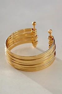 FP x Satya Gold Plated Stacked Cuff
