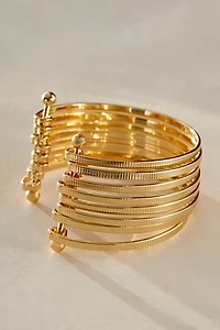 FP x Satya Gold Plated Stacked Cuff