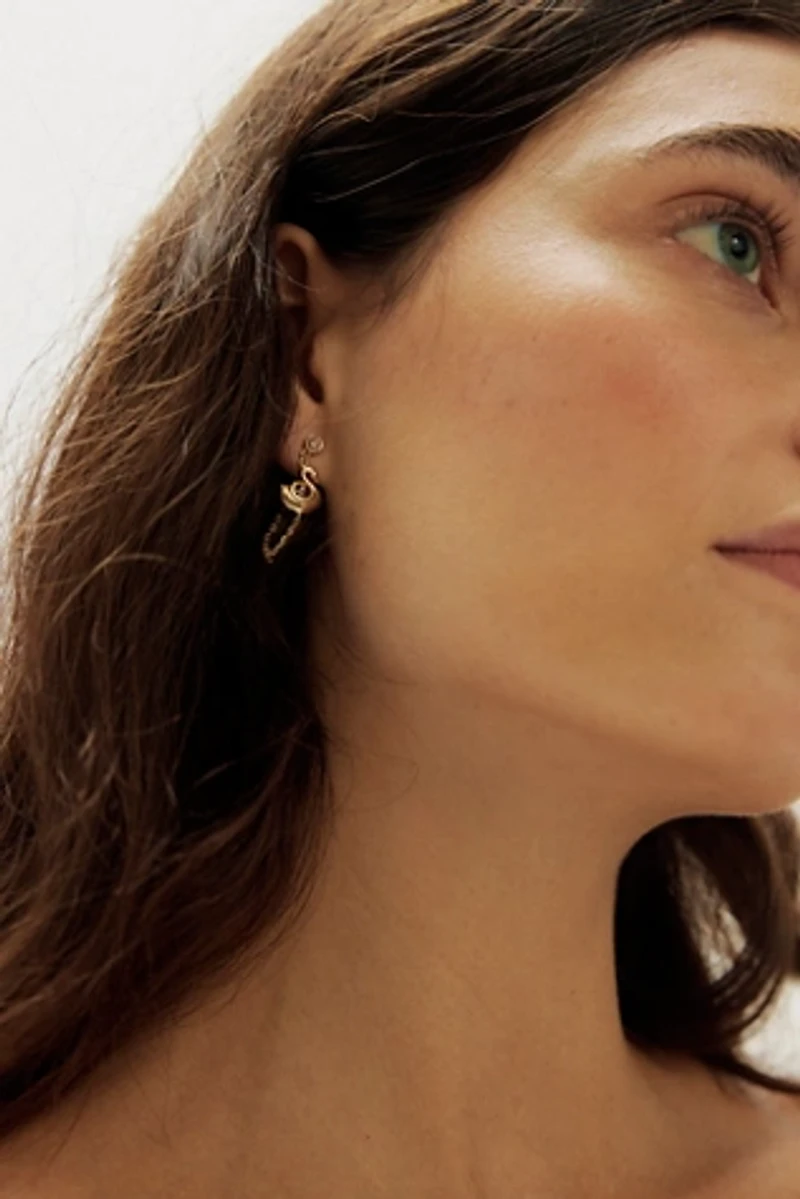 FP x Satya Gold Plated Loop Studs