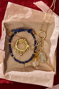 FP x Satya Gold Plated Beaded Anklet