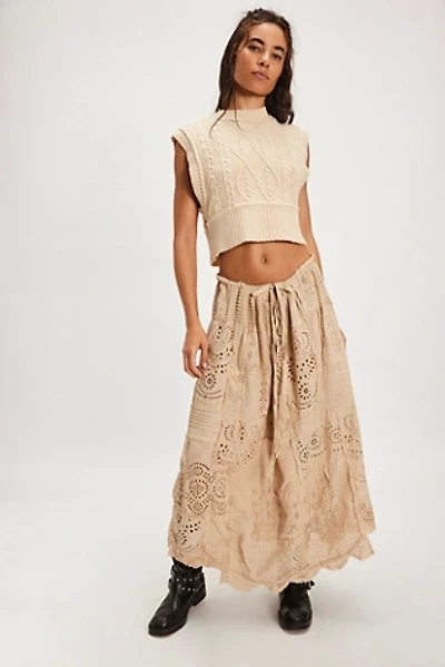 Magnolia Pearl Eyelet Patchwork Pissarro Skirt