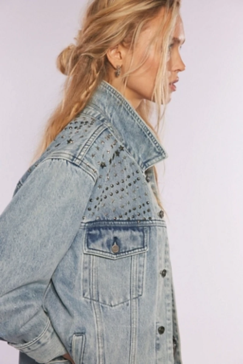 FP Exclusive OneTeaspoon Denim Trucker Jacket
