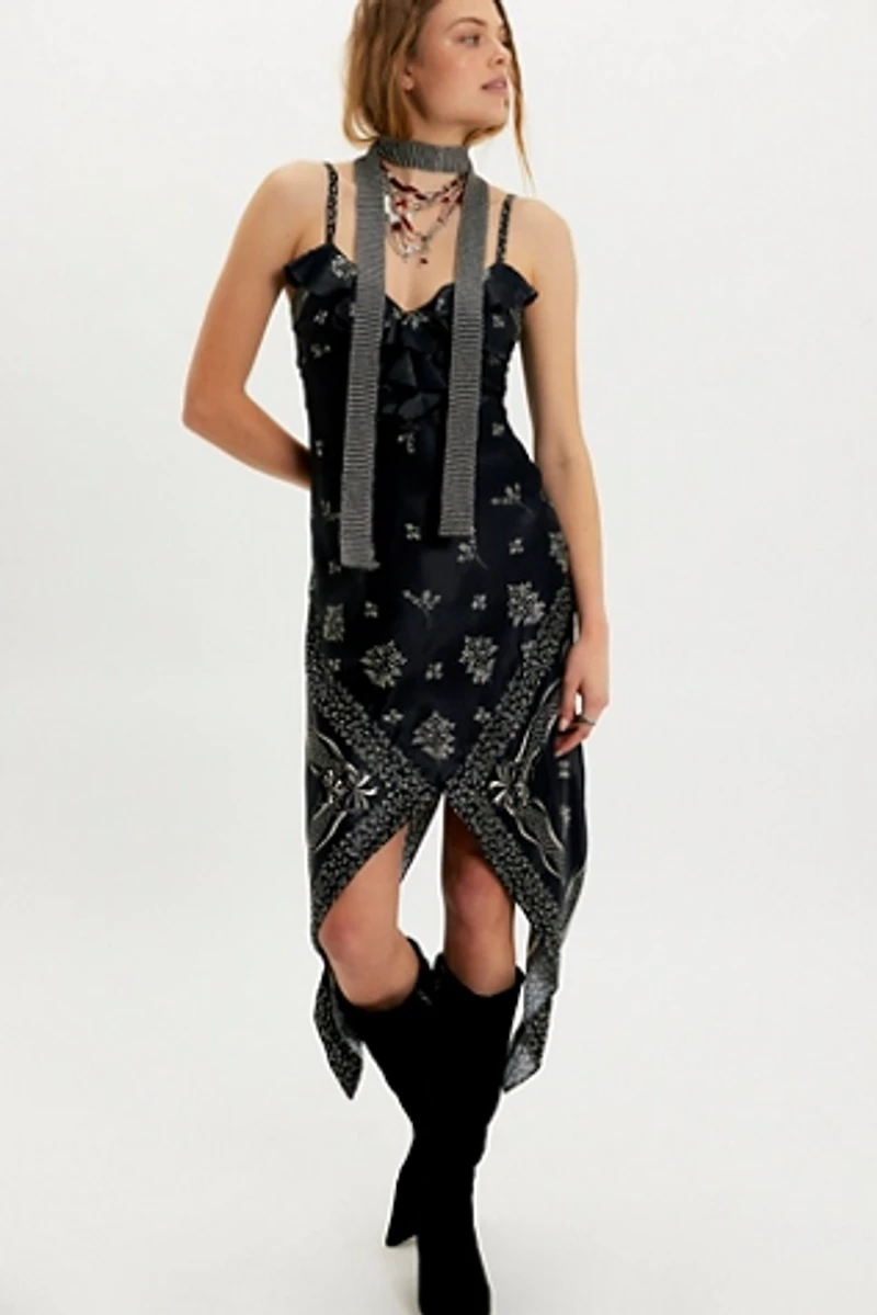 Anna Sui Handkerchief Midi Dress