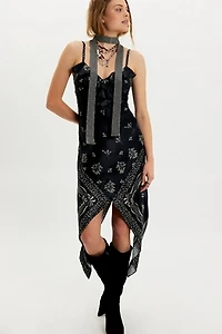 Anna Sui Handkerchief Midi Dress