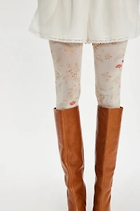 Whimsical Forest Bunny Tights