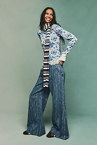 We The Free Front Row Wide-Leg Flare Jeans