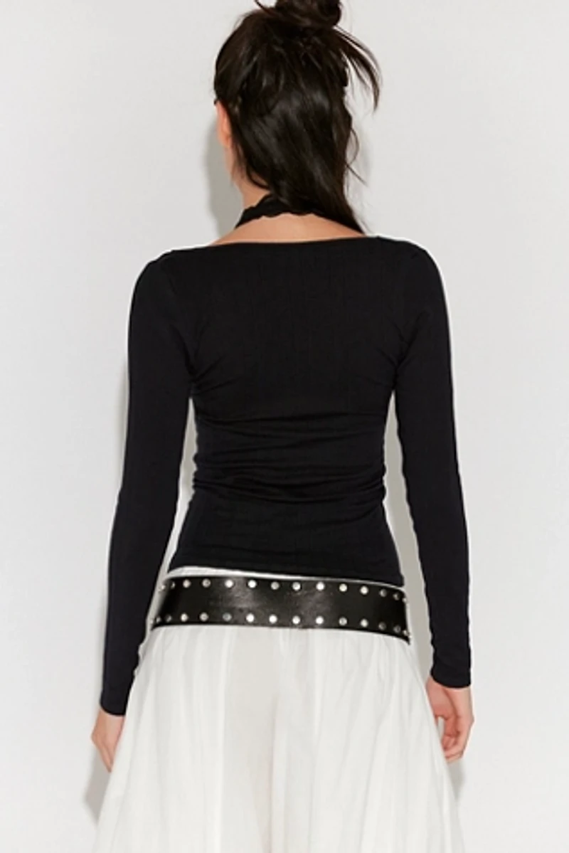 So Soft Seamless V-Neck Long Sleeve