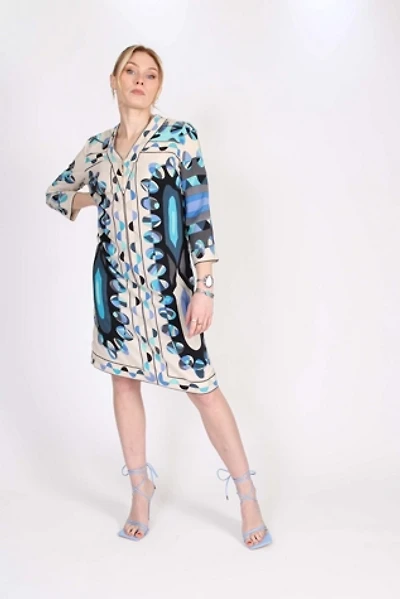 Vintage Emilio Pucci Classic Italian Pop Art Dress Selected By Wolf and Moon Vintage