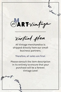 1950s Tropical Floral Halter Dress Selected By Wolf and Moon Vintage