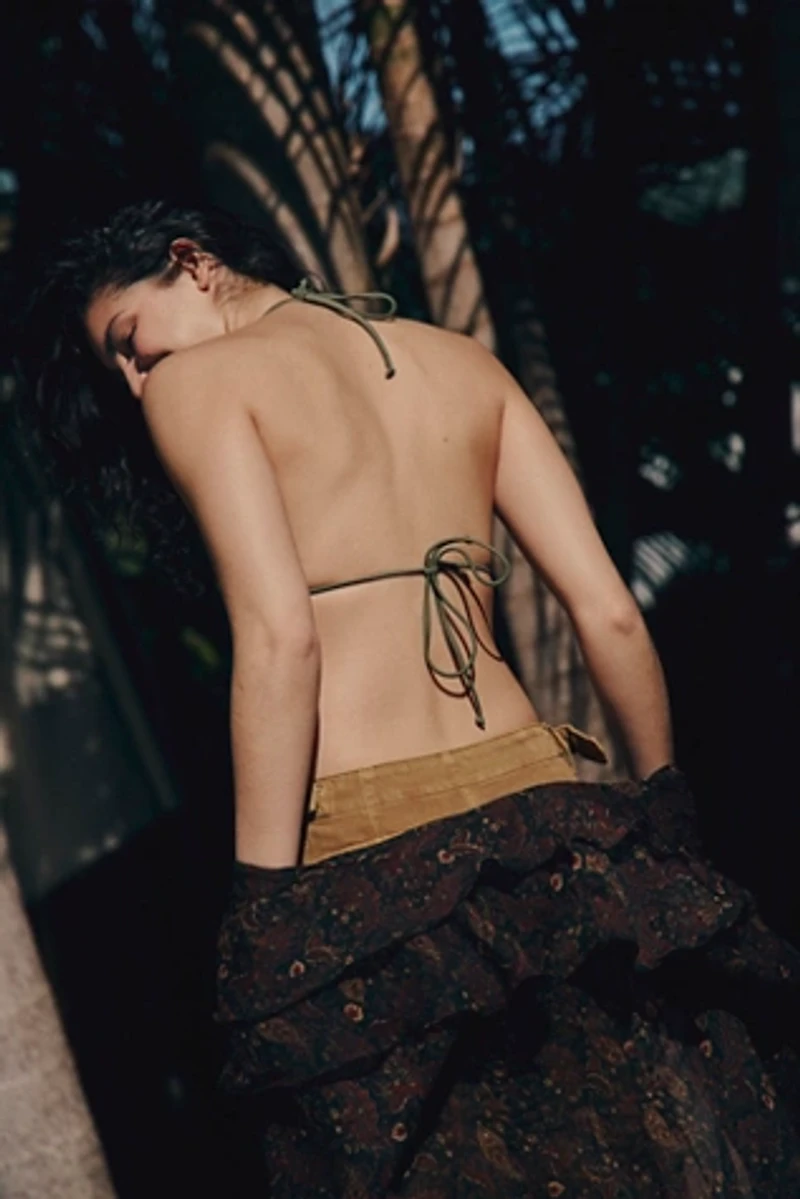 free-est Michelle Lurex Bikini Top