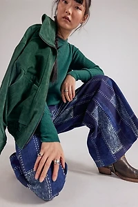 We The Free Patches Wide-Leg Flare Jeans