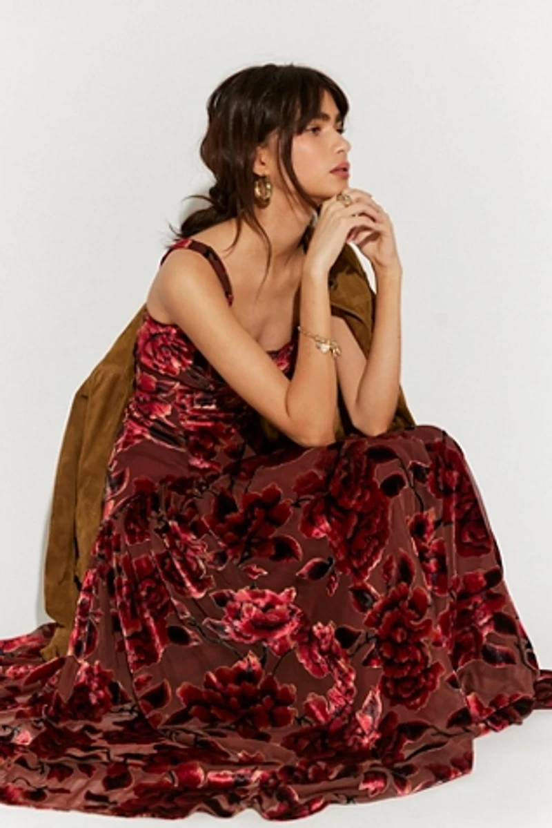 Hutch The Ridge Velvet Maxi Dress