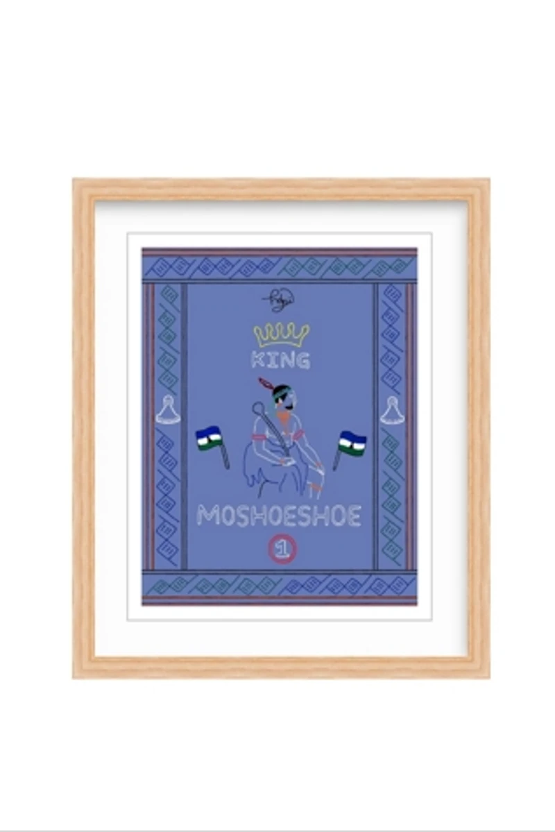 Proud Mary Gold Goat Fine Art Print