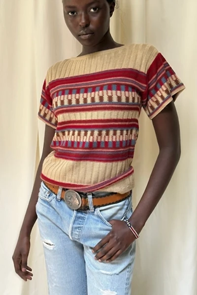 Vintage 1970's Knit Sweater Top Selected By Afterlife Boutique