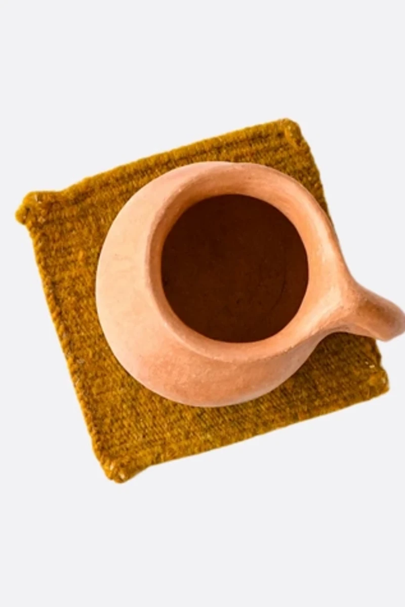 LOOM Imports Handwoven Wool Coaster Set
