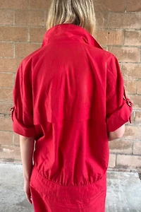 1980s Dropped Waist Safari Dress Selected by Personal Choice