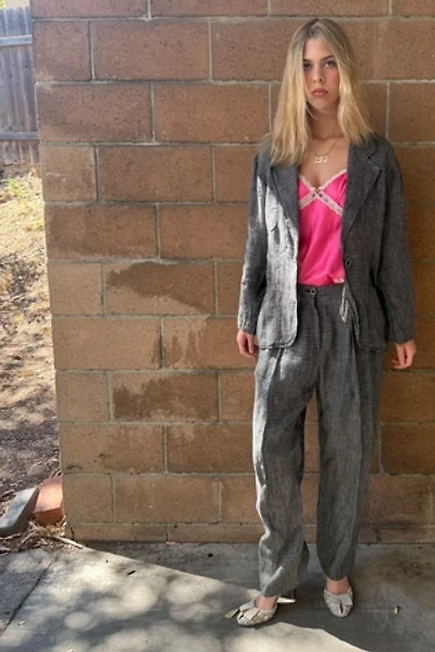 1990's Emanuel Ungaro Relaxed Linen Pant Suit Selected by Personal Choice
