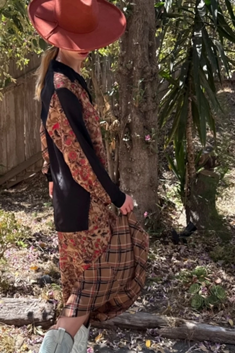 1990s Koos of Course! Reversible Skirt Semi Sheer Set Selected by Personal Choice