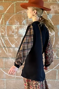 1990s Koos of Course! Reversible Skirt Semi Sheer Set Selected by Personal Choice