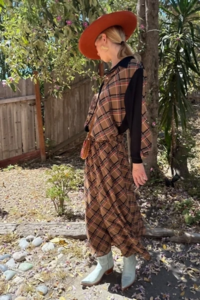1990s Koos of Course! Reversible Skirt Semi Sheer Set Selected by Personal Choice