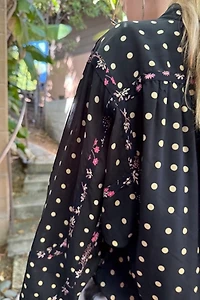 1990s Koos van den Akker Full Skirted Polka Dot Maxi Dress Selected by Personal Choice