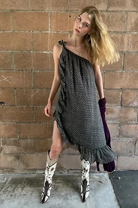 Isabel Marant One Shoulder Ditsy Print Maxi Dress Selected by Personal Choice