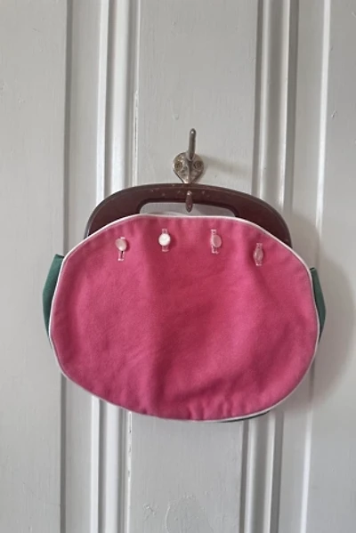 Vintage Bermuda Bag with Wooden Handles and Five Covers Selected by KA.TL.AK