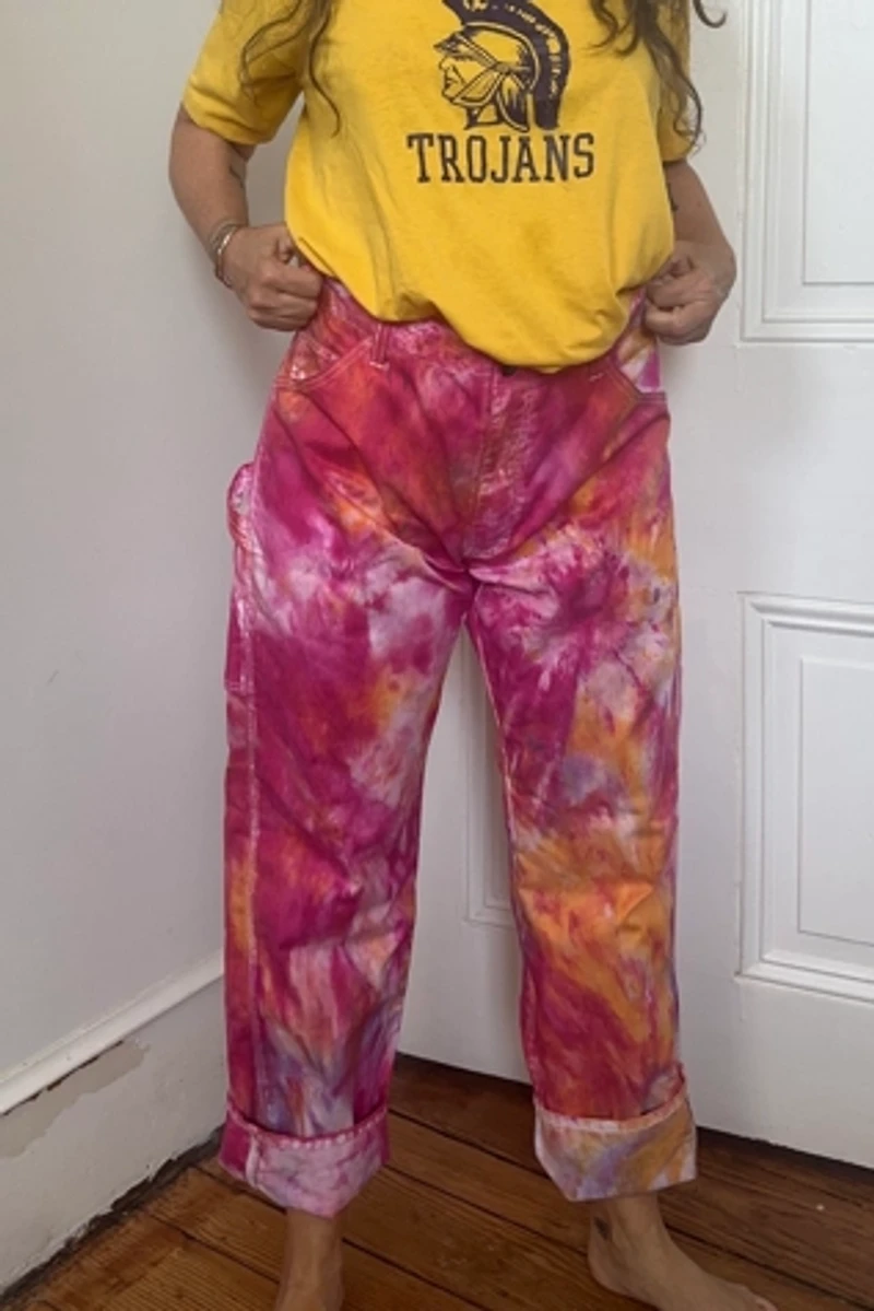 Hand Dyed Craftsman Utility Pants Selected by KA.TL.AK