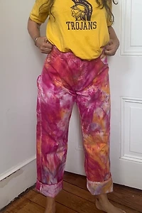Hand Dyed Craftsman Utility Pants Selected by KA.TL.AK