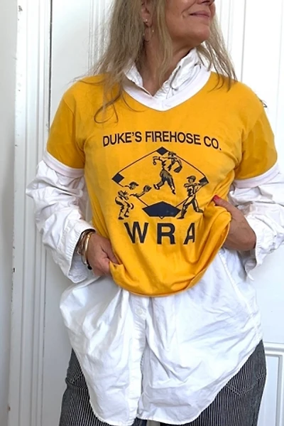 Vintage Majestic Duke’s Firehose Co. V neck T Shirt Selected by KA.TL.AK