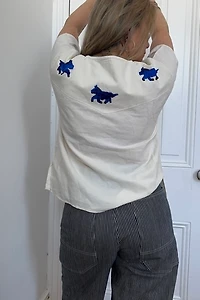 Handmade Embroidered Horse Play Shirt Selected by KA.TL.AK