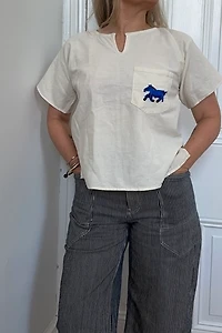 Handmade Embroidered Horse Play Shirt Selected by KA.TL.AK