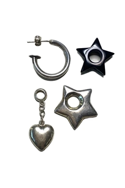 Vintage 1980s Add a Bead Star Earrings Selected by Lux Revival